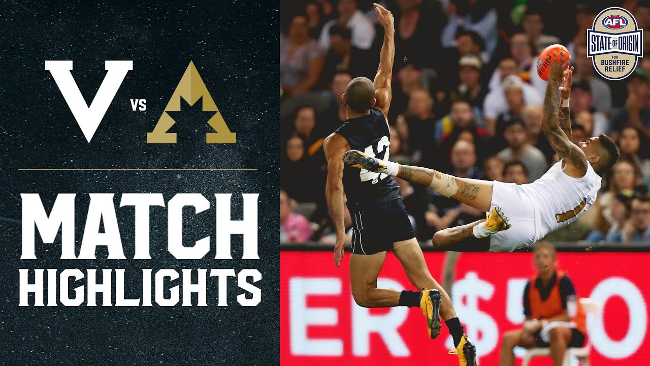 Victoria v All-Stars Highlights | State of Origin for bushfire relief | 2020 | AFL