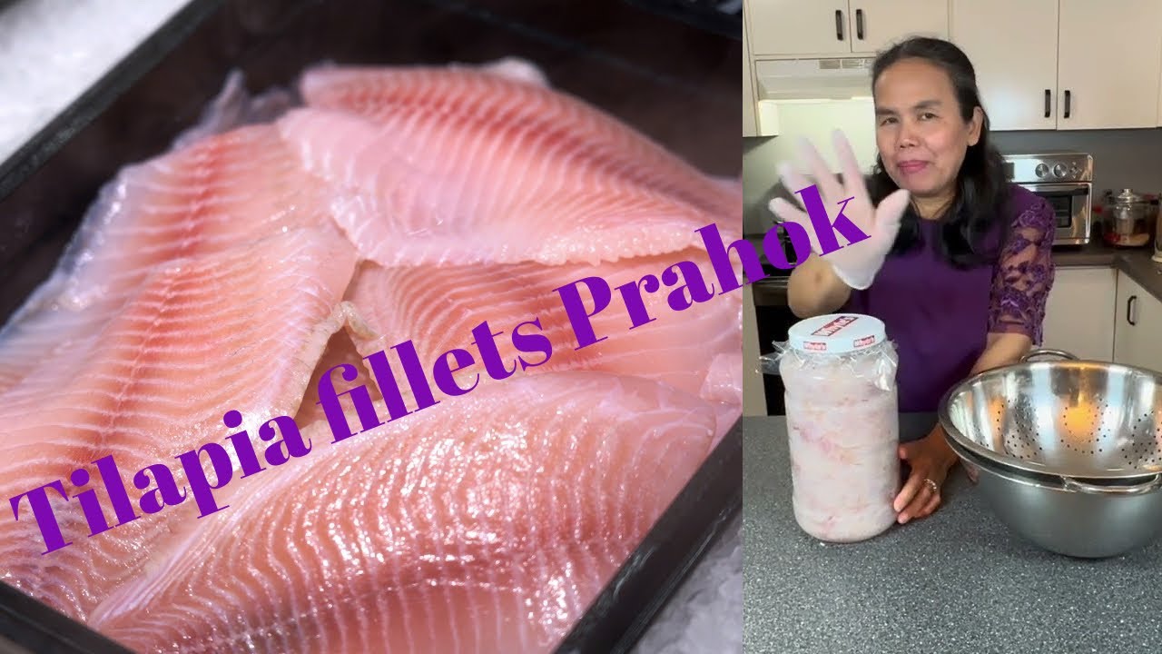 How to make tilapia fillets Prahok # របៀបធ្វើប្រហុកត្រីទីឡាព្យា