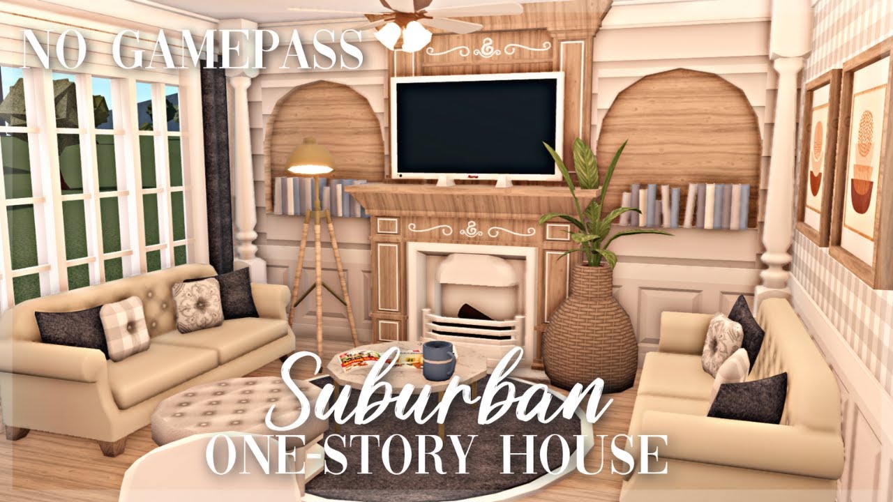 Roblox Bloxburg - No Gamepass Suburban Family House - Minami Oroi