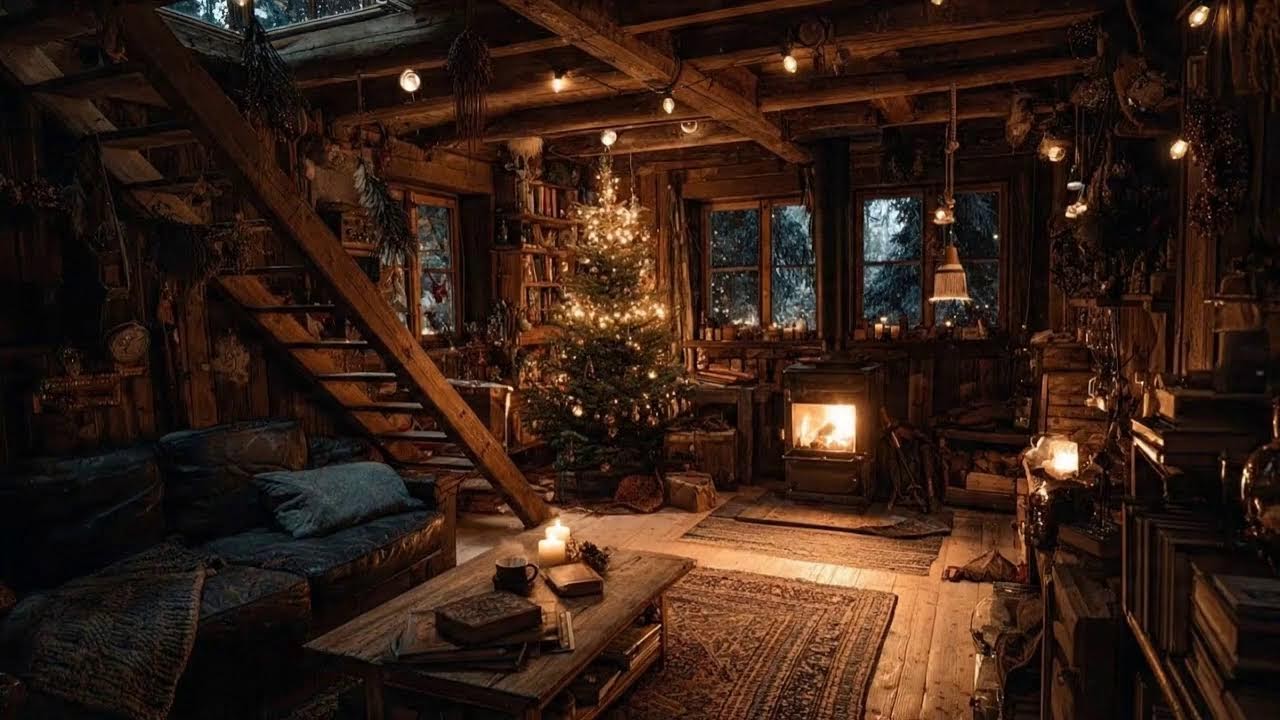 Deep Sleep Cabin Jazz: Slow Rhythms to Enjoy Rest & Relieve Anxiety 🌙