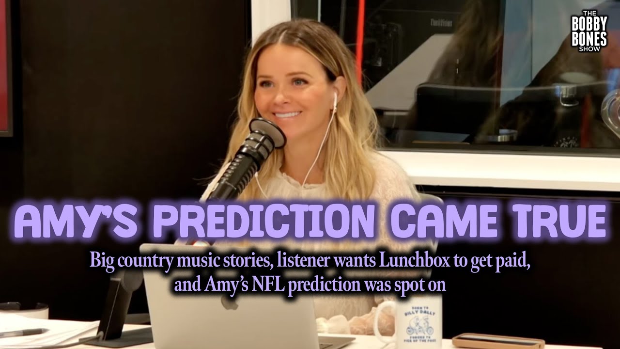 Amy’s NFL Prediction Came True & Listener Wants Lunchbox To Get Paid