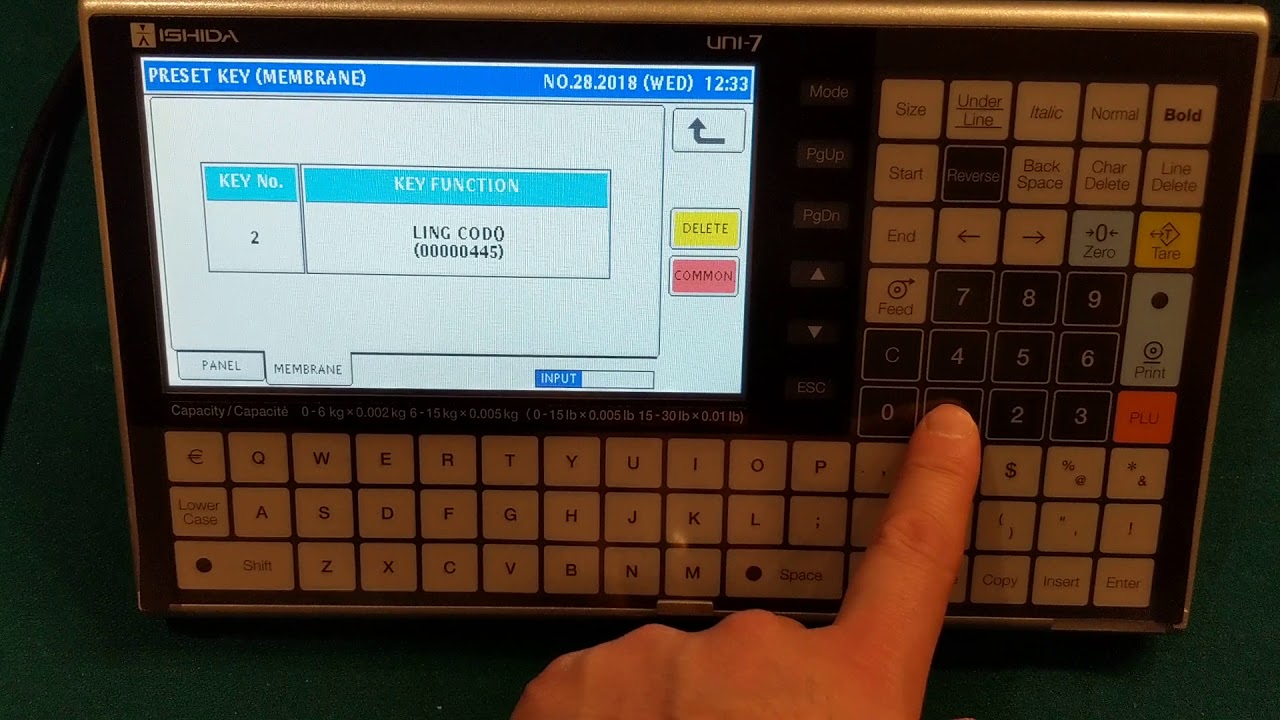 Uni-7 how to program shortcut keys (preset keys)