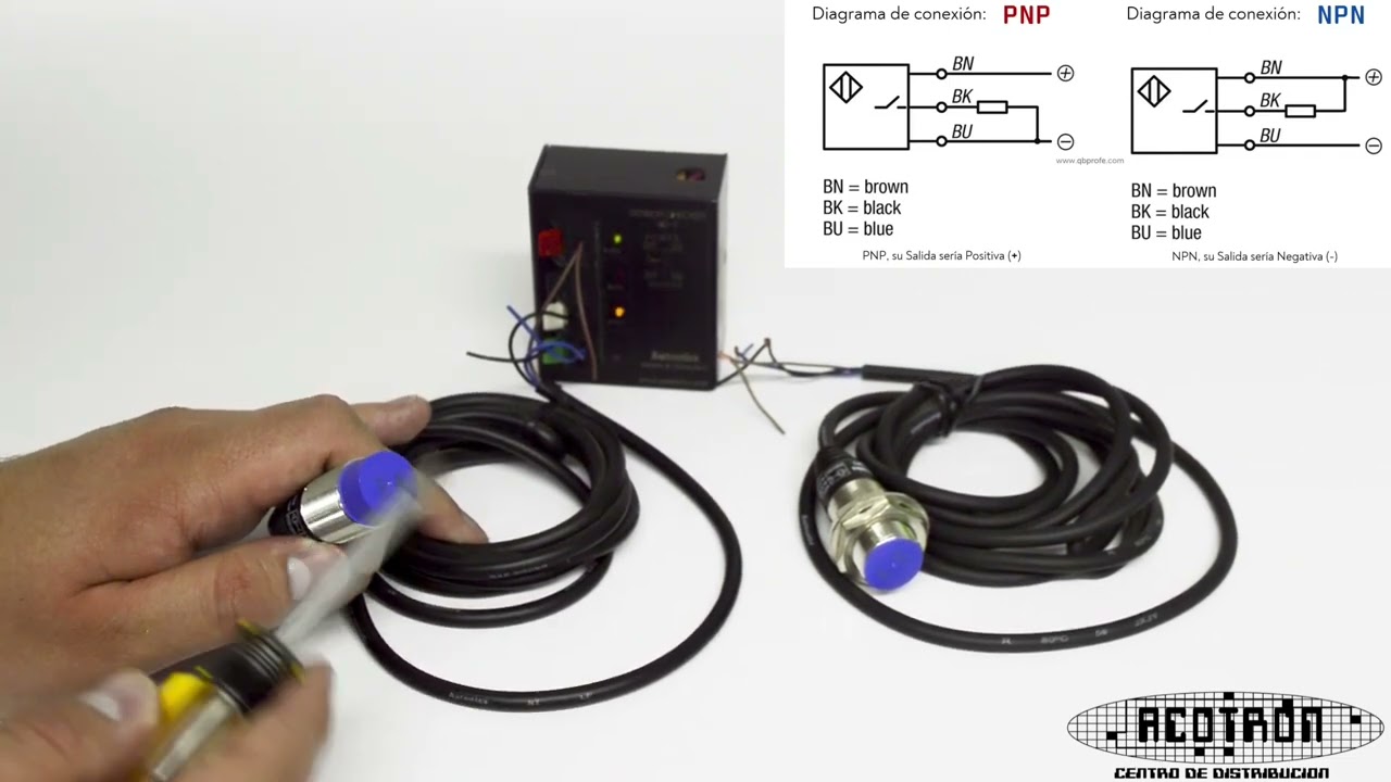 Diferencia sensor normalmente abierto(NA) y normalmente cerrado(NC) demostración Serie PRD-AUTONICS