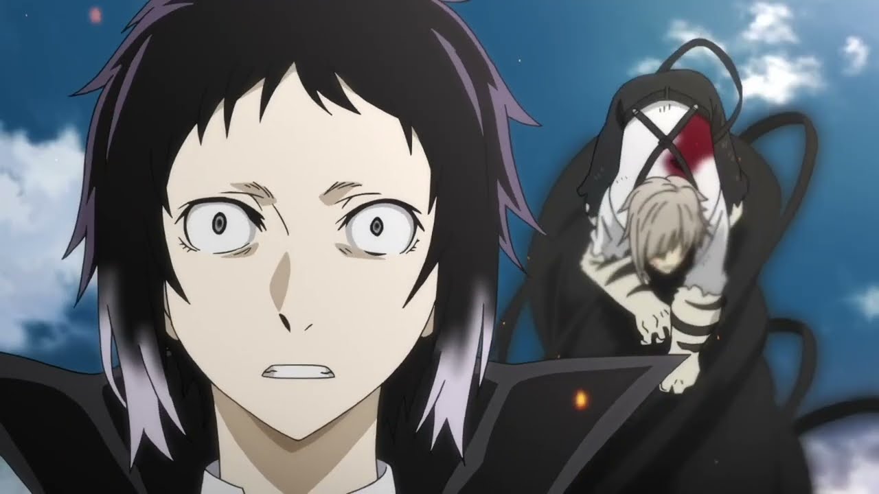 ryunosuke akutagawa season 1 bungou stray dogs raws scenes 1080p anime