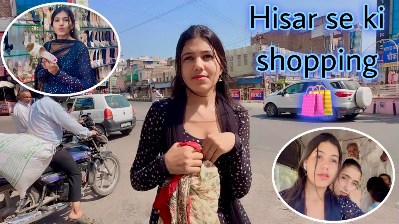 #manvisingh3 आज की हिसार राजगुरु मार्केट से Shopping 🛒 🛍️ || Manvi Singh Vlogs || @Manvi_singhvlogs