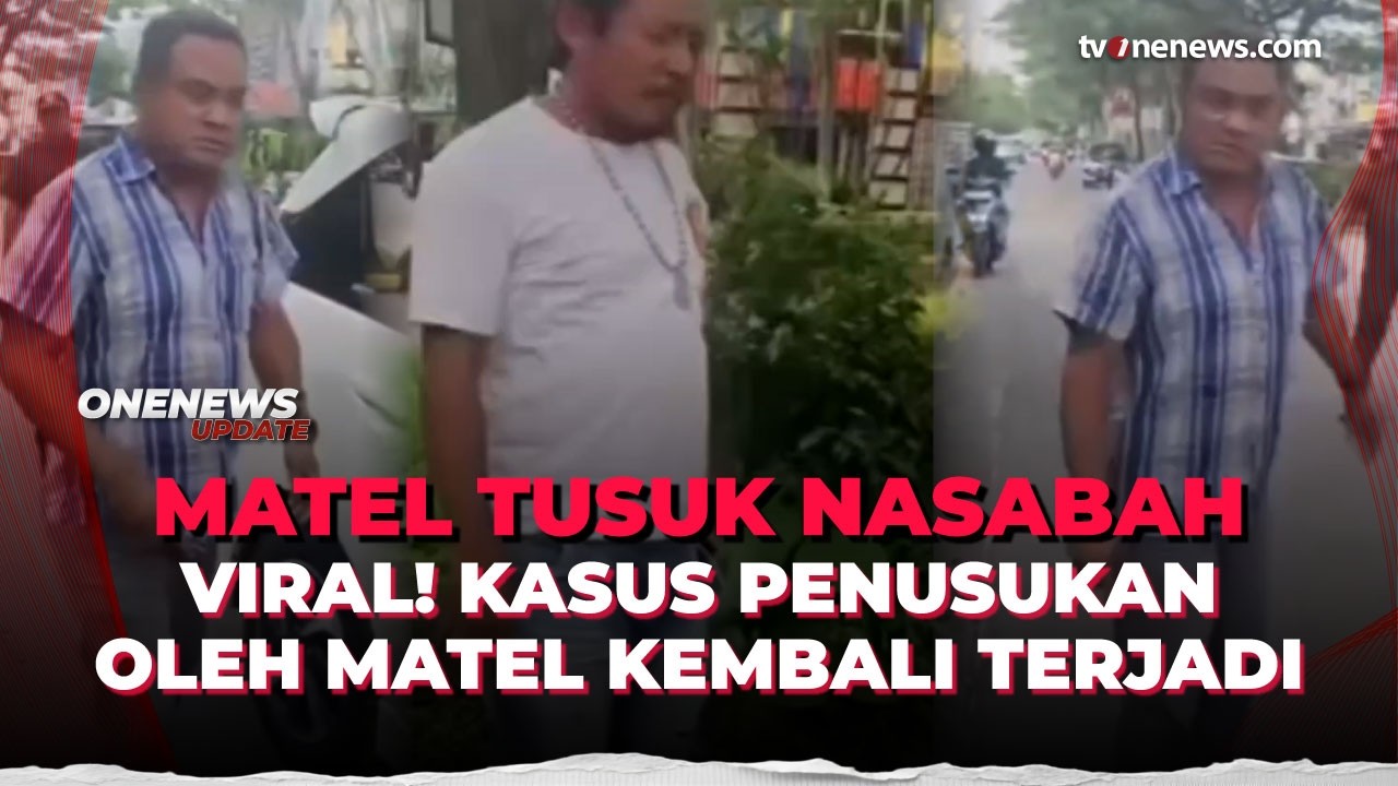 Nasabah Ditusuk Mata Elang, Video Viral di Media Sosial | OneNews Update
