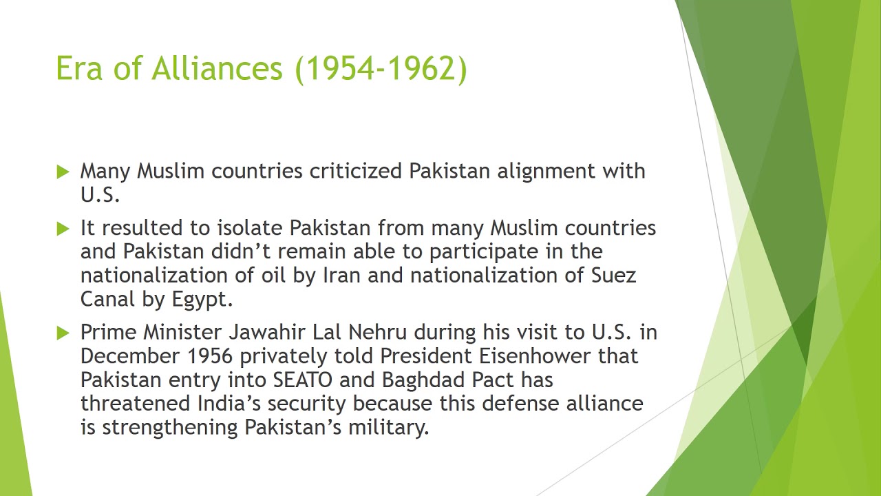 Foreign Policy of Pakistan, Part 2