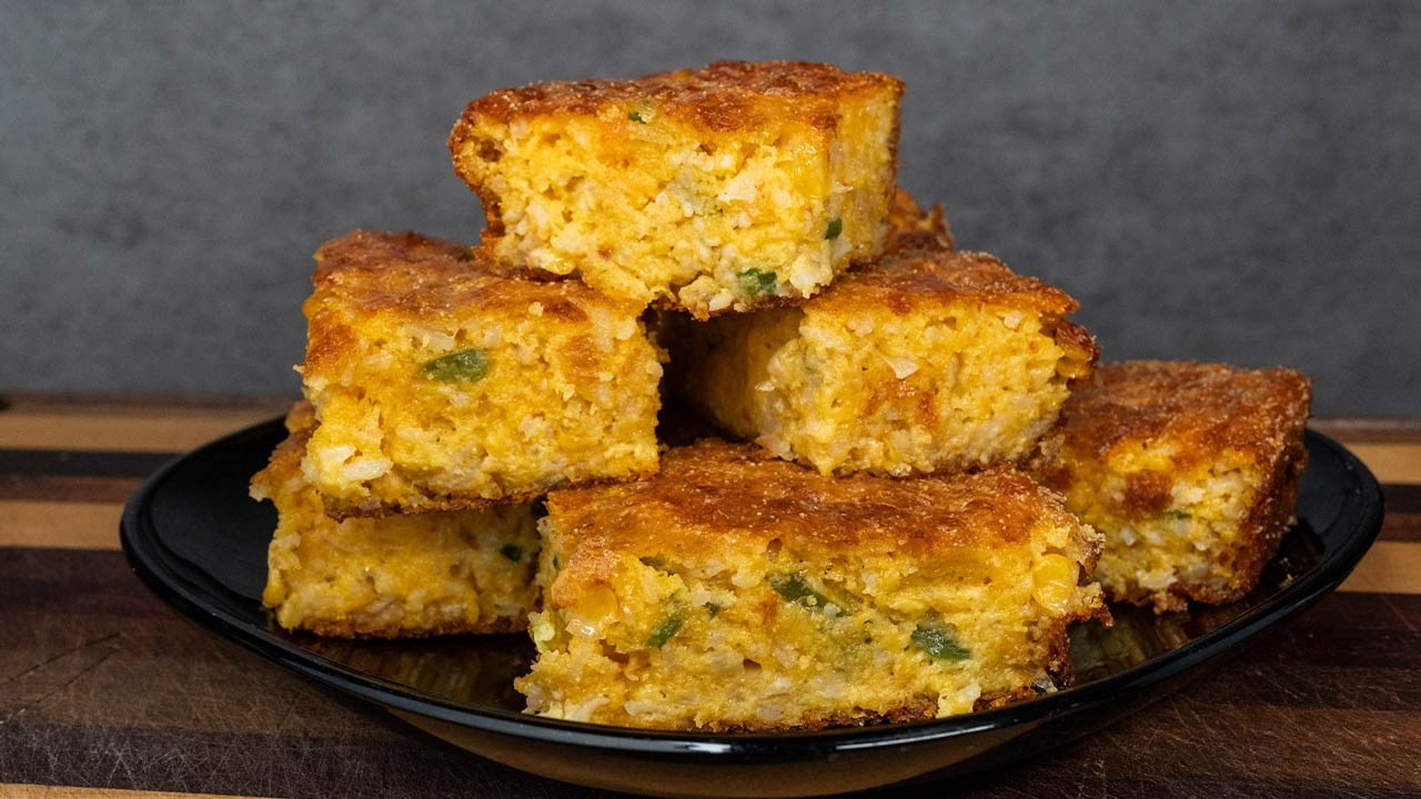 The BEST Creole Cornbread &mdash; Moist, Cheesy & Packed with Flavor