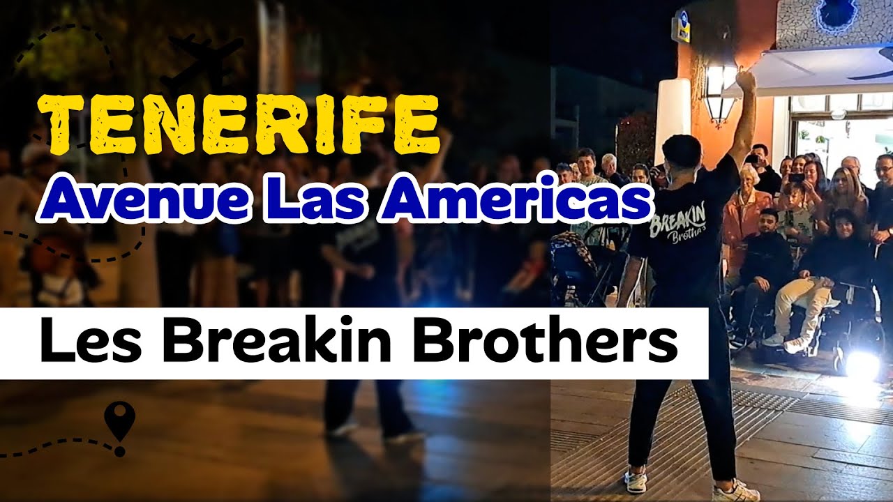 Les Breakin Brothers étaient à Tenerife pour une animation #breakdance en rue. #show