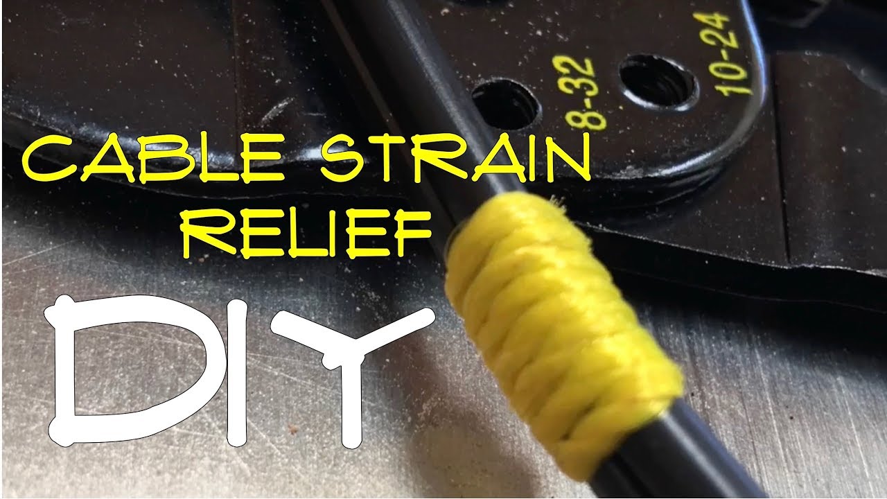 How to Make a DIY Cable Strain Relief