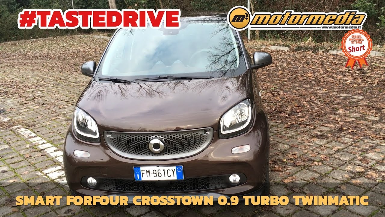 Test drive (Short) Smart Forfour Crosstown 0.9 Turbo Twinmatic 2018 prova su strada