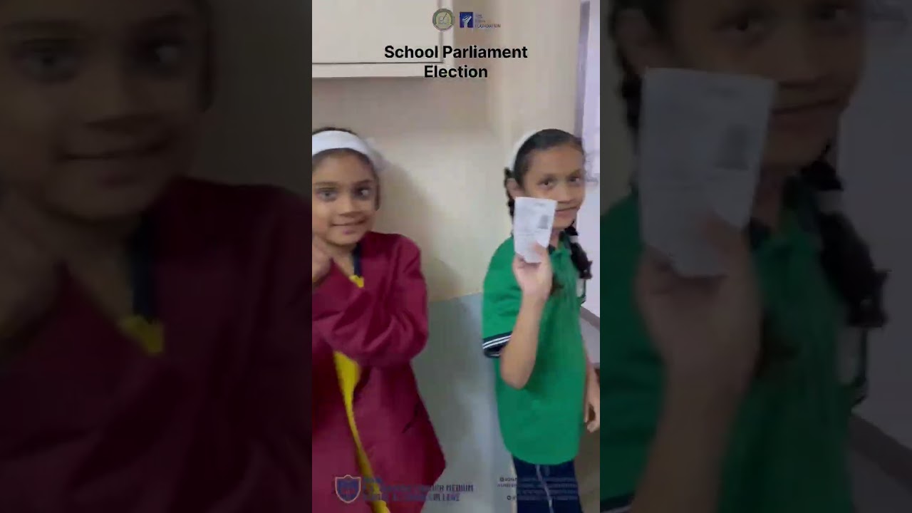 School Parliament Election @YES PA Inamdar School Ahmadnagar