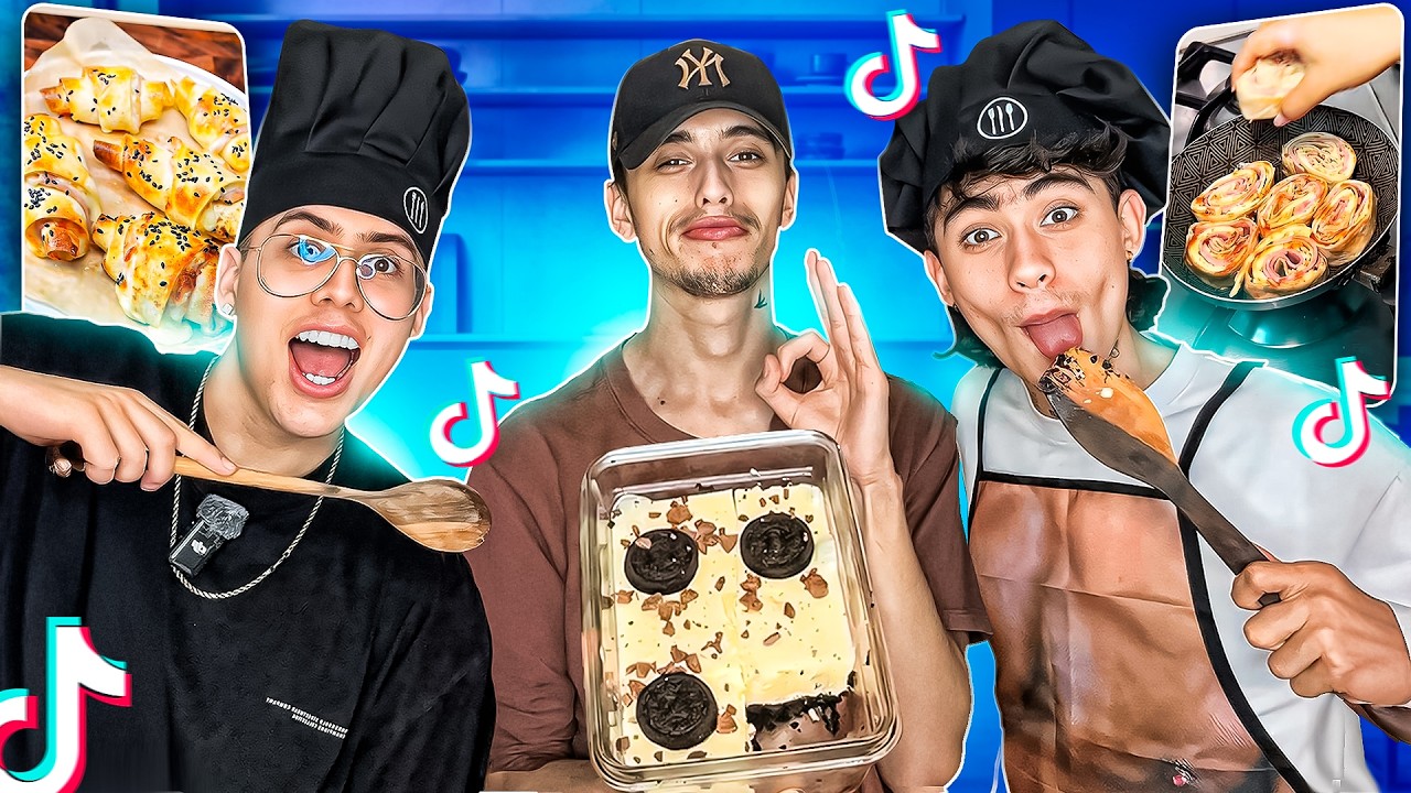 PROBAMOS las RECETAS más VIRALES de TikTok con ANDY y HITBOY 🤯🔥
