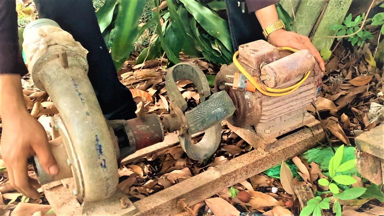 Complete Restoration Of Old Broken Engines For Large Capacity Pumps - Restoration of Old Water Pumps