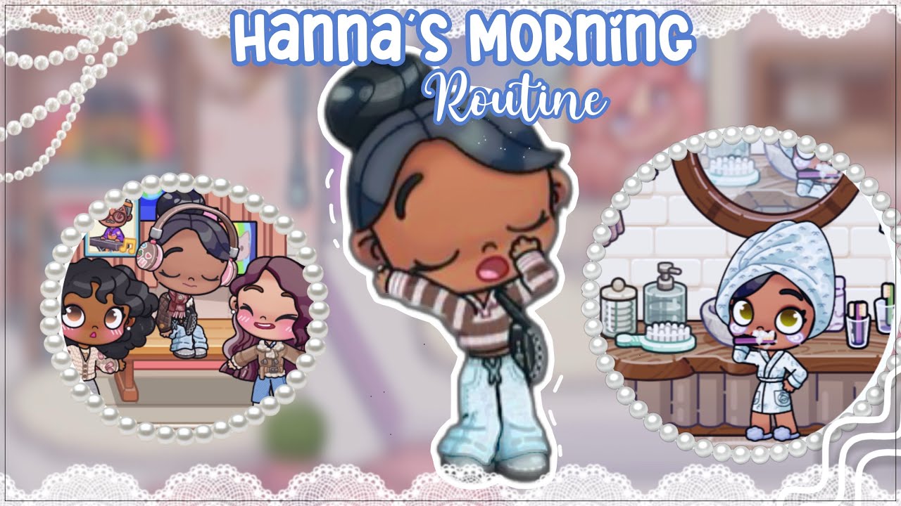 Hanna’s *winter* morning routine 🎀❄️🌨️