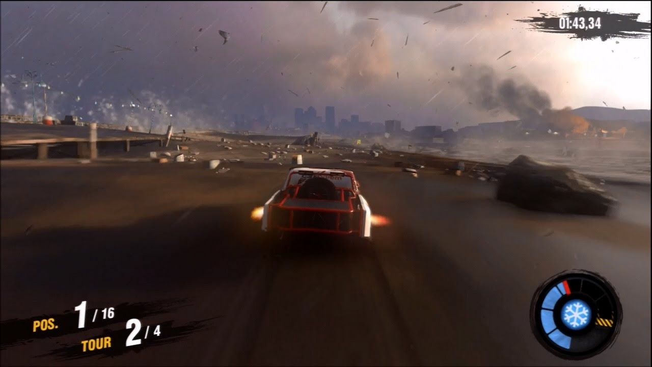 Motorstorm Apocalypse, racing truck, Boardwalk, vagues de mutilation