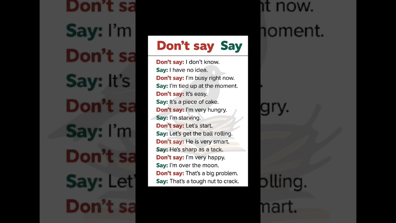 🔥 Stop Saying &ldquo;I Don&rsquo;t Know&rdquo;! Speak Like a Native! | Smart English Alternatives