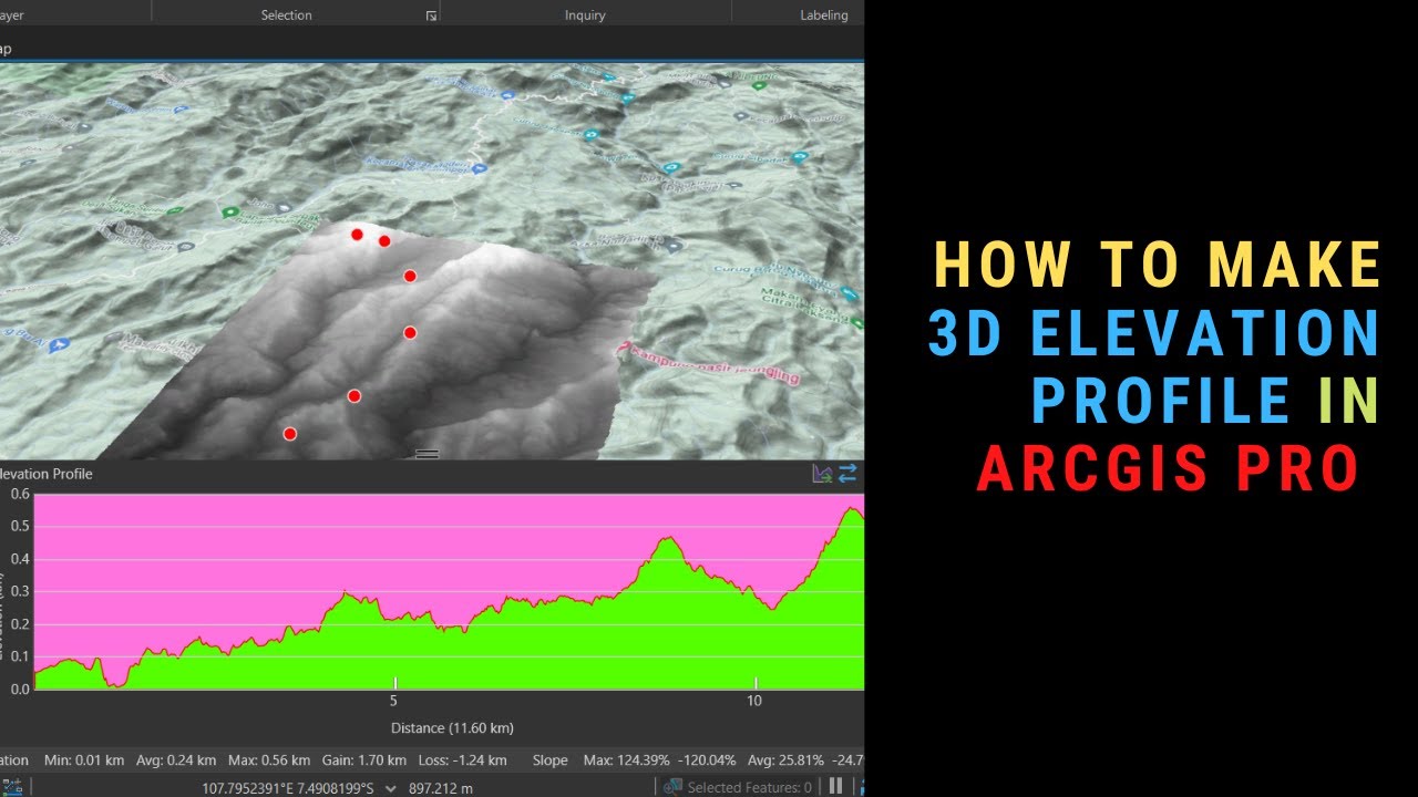How to make 3D Elevation Profile in ArcGIS Pro