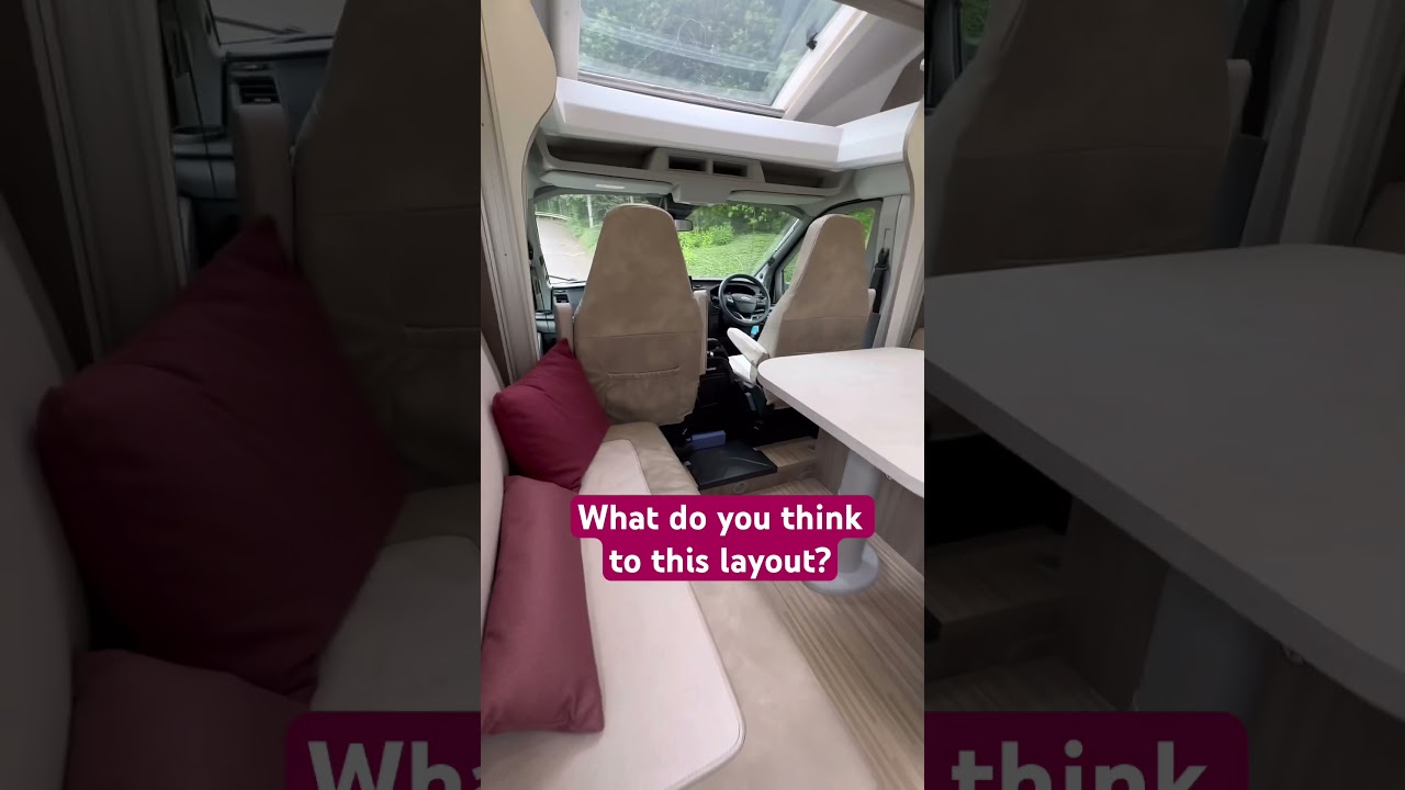 No bedroom? Benimar Tessoro T483 Motorhome layout. 