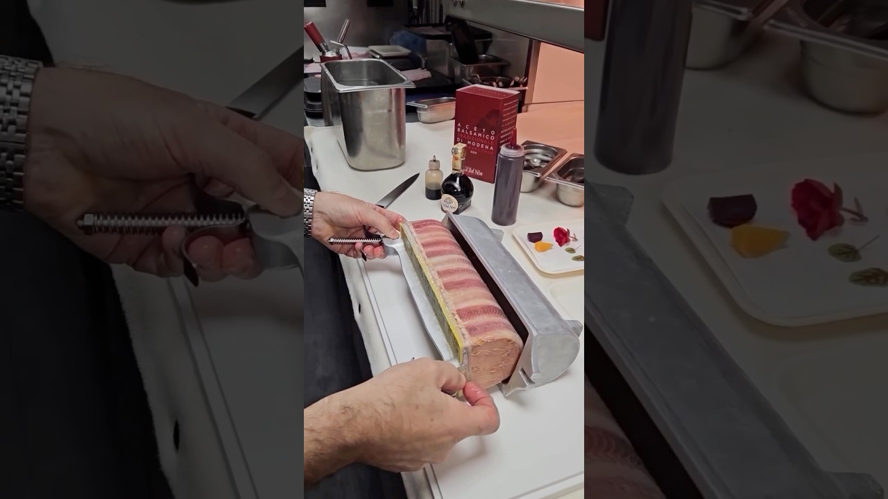 Smoked eel & foie gras terrine