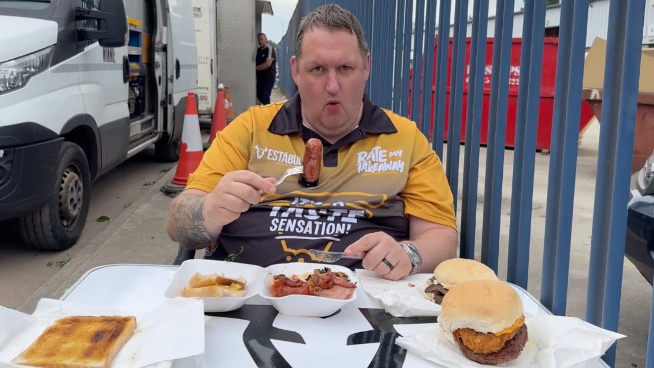 The BIG DADDY burger from a ROADSIDE cafe