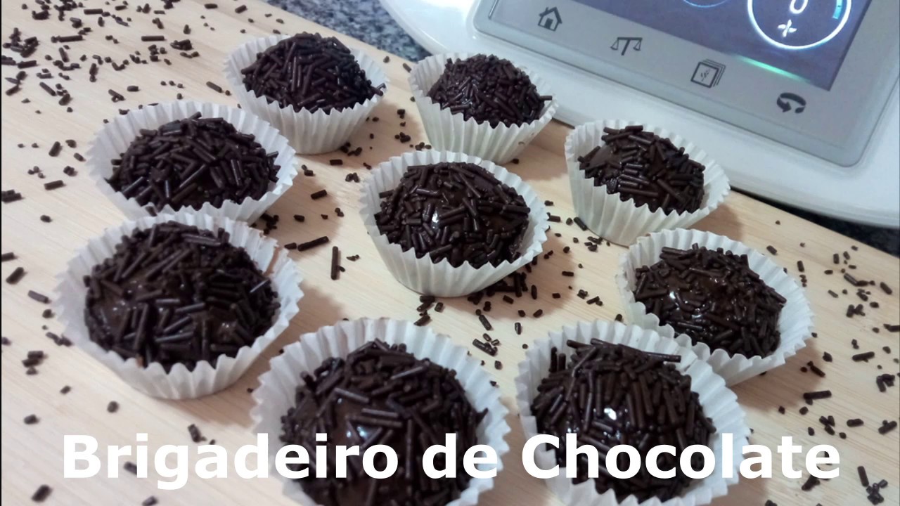 BRIGADEIRO DE CHOCOLATE - Como Fazer Brigadeiros com esta Receita Bimby / Thermomix TM6 TM5 TM31