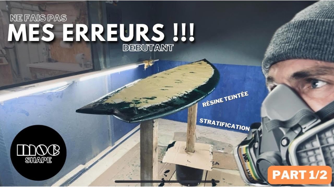 Comment Stratifier une Planche de Surf Polyester (bottom) - 18 ETAPES [Tutoriel Complet]