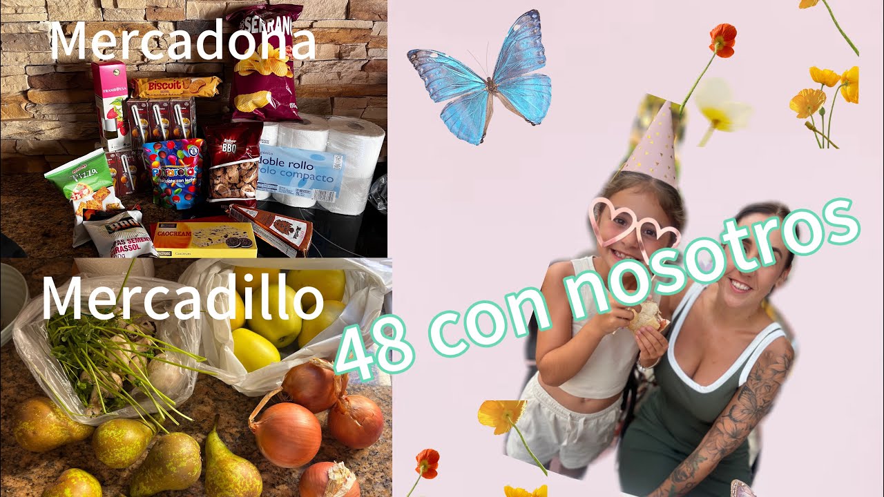 Mini compra en MERCADONA Y MERCADILLO!!! El finde con nosotros 