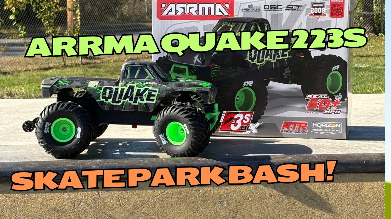 Arrma Quake Skate Park Bash! Сможет ли новое предложение Arrma выжить?