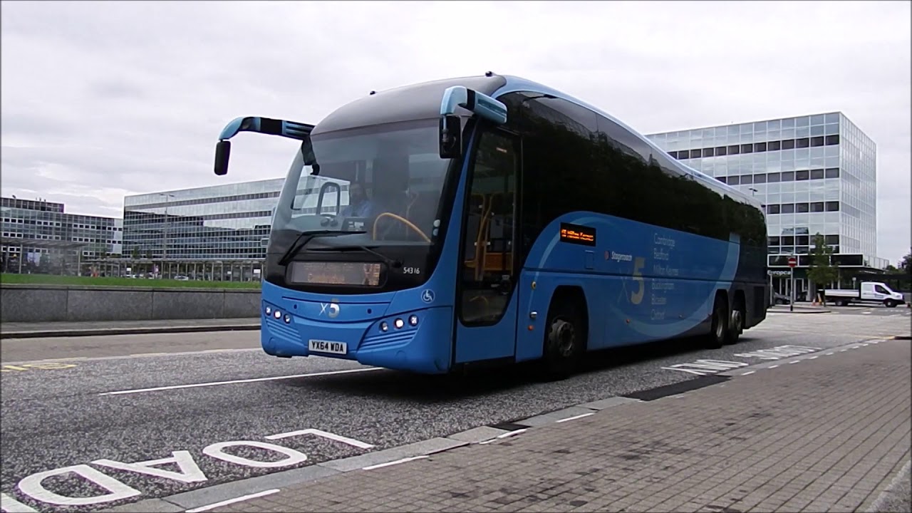 Buses at Milton Keynes Train Station 11 August 2017