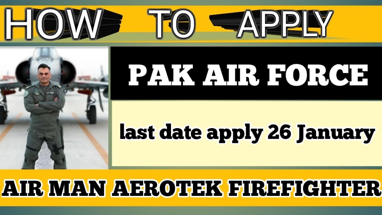 Pakistan Air force me Apply karne ka tarika new Job 2026