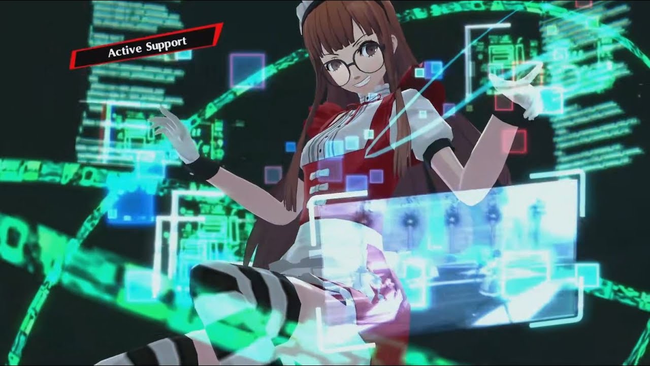 NEW Futaba Cutscene with Alternative Outfits | Persona 5 EX