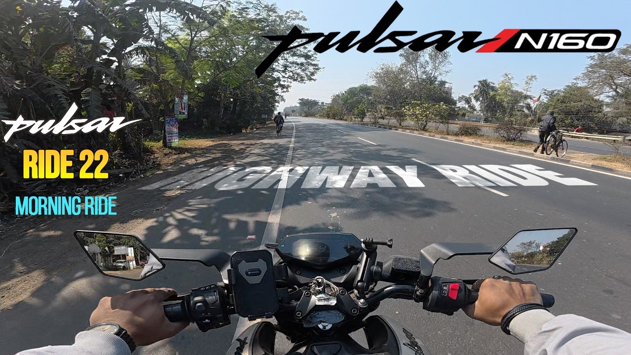 Mecheda to Radhamoni | Highway Ride Pulsar N160 | ASMR | DJI OSMO Action 5 Pro NH16 #ride22