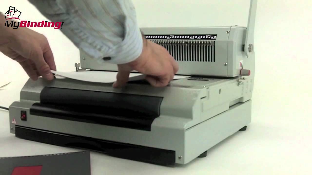 Akiles CoilMac ECI+ Oval Hole Coil Binding Machine Demo