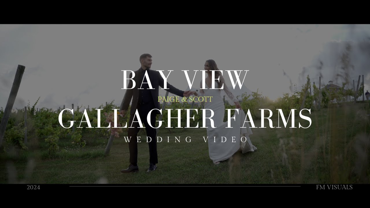 Bay View at Gallagher Farms Wedding Video // Paige & Scott