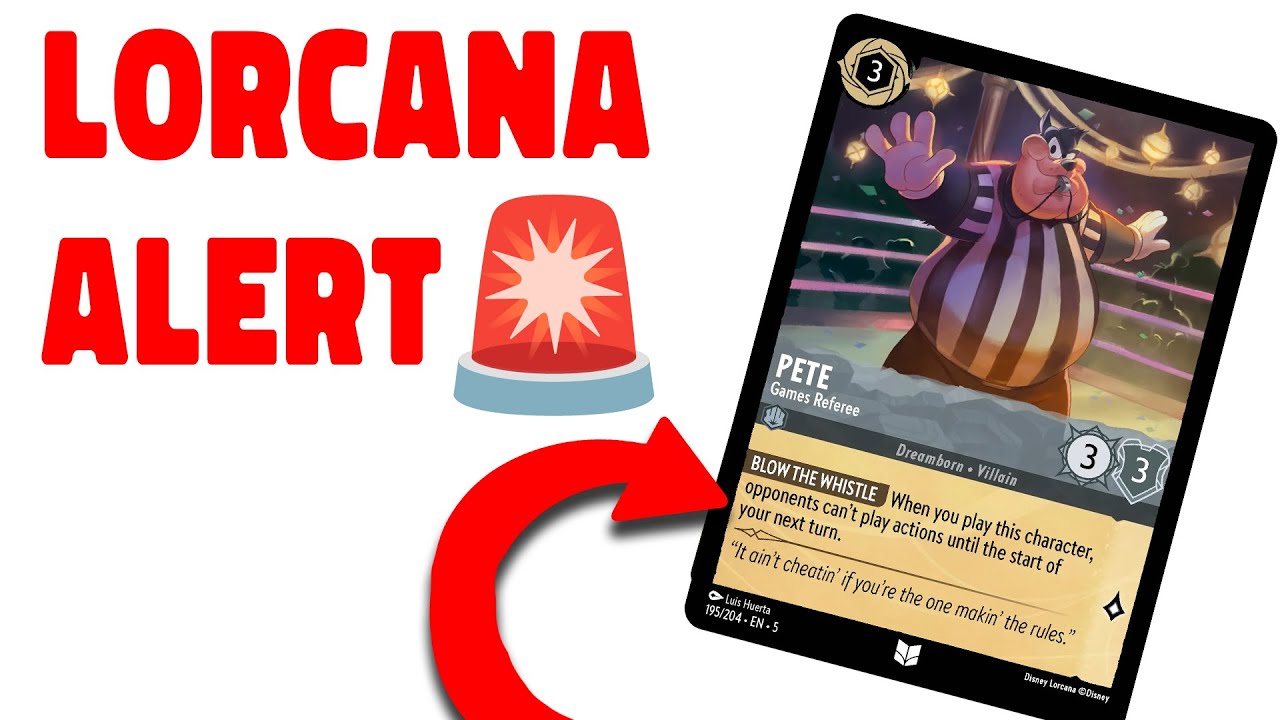 LORCANA ALERT 🚨 PETE IS A TRIGGERED ABILITY? News from the Lorcana Community