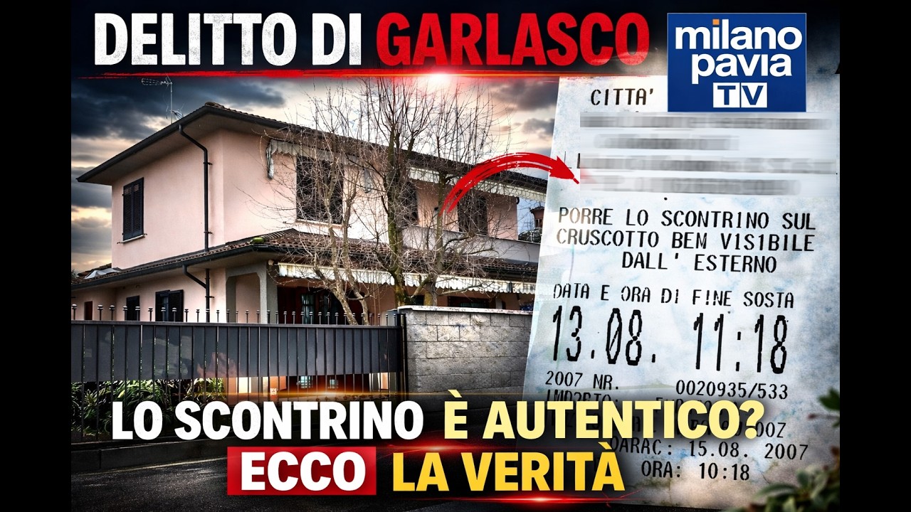DELITTO DI GARLASCO lo scontrino è autentico? Ecco la verità