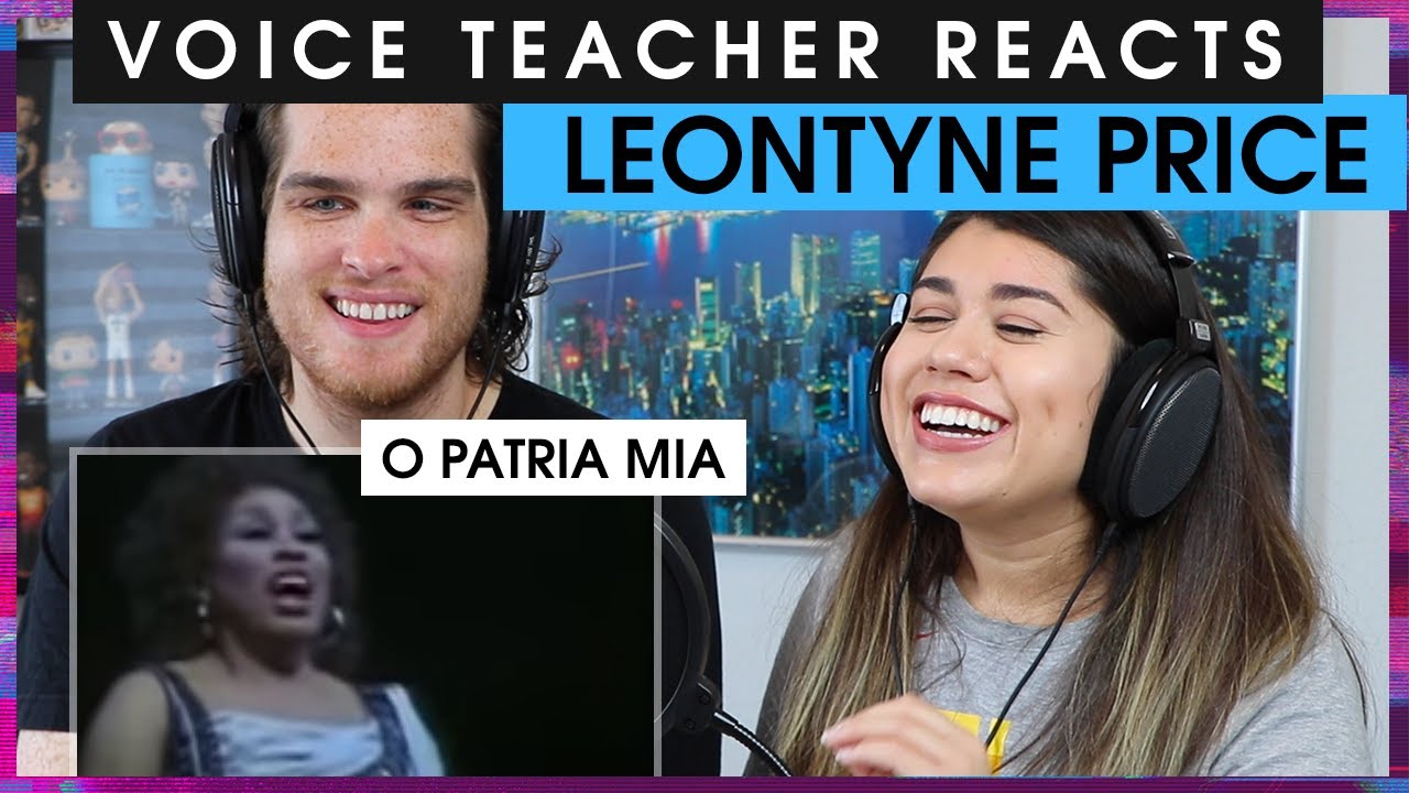 Voice Teacher Reacts to Leontyne Price - O patria mia (Featuring Opera Singer Vanessa Vega)
