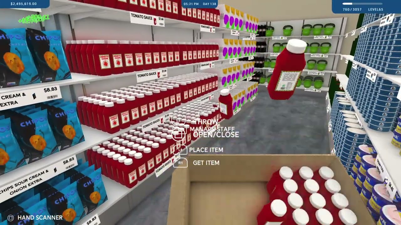 HyperMarket Simulator store level 65