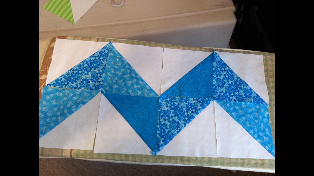 Tutorial: Chevron quilt blocks