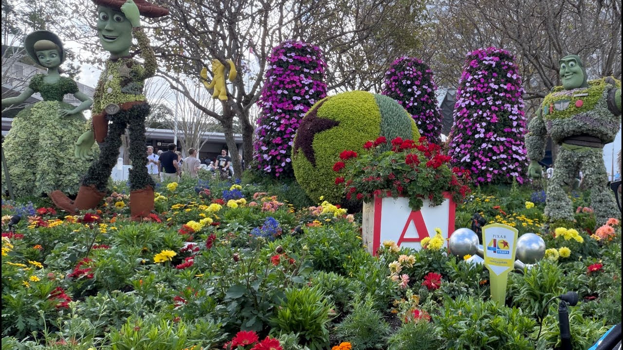 Epcot International Flower and Garden Festival 2026!! #epcot #waltdisneyworld #flowerandgarden