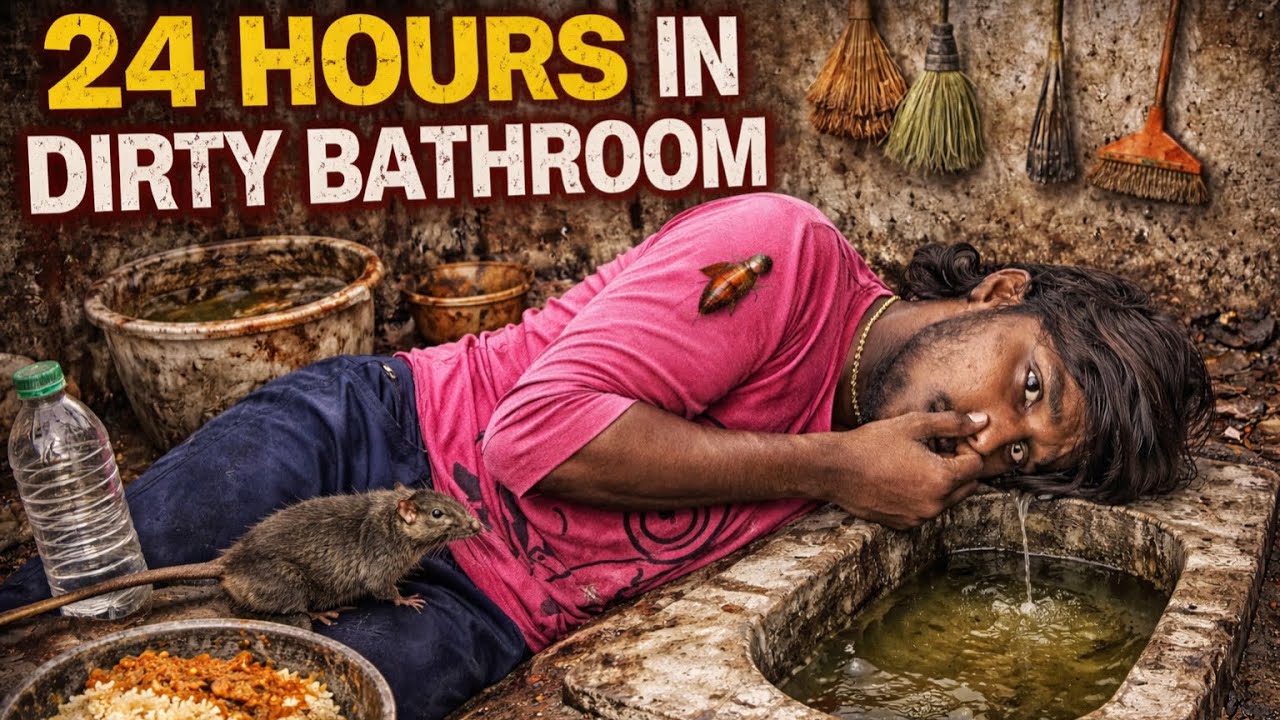 Living 24 Hours In Bathroom, Win ₹24000 😲