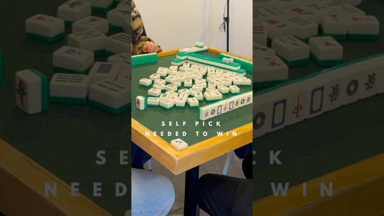 Self Pick Needed To Win | Hong Kong Old Style Mahjong (London) Zi Mo Mahjong
