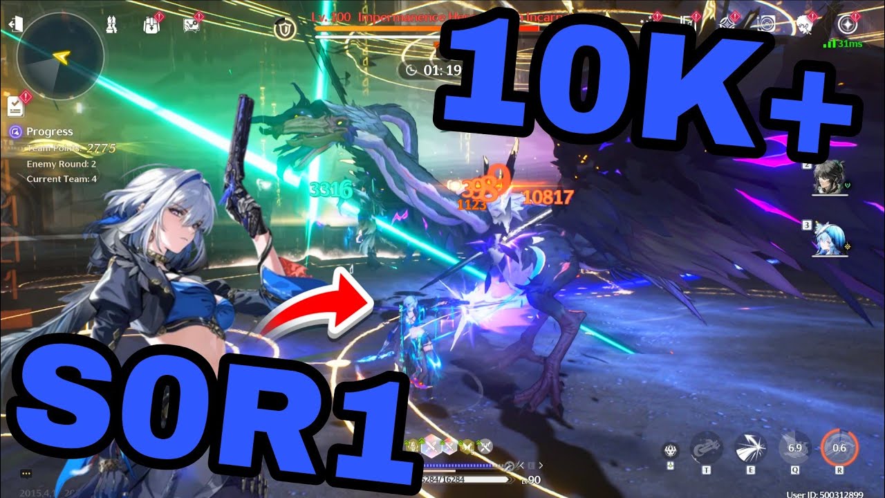 S0R1 Galbrena Hypercarry DESTROYS New Matrix in Wuthering Waves! 10.4K Points