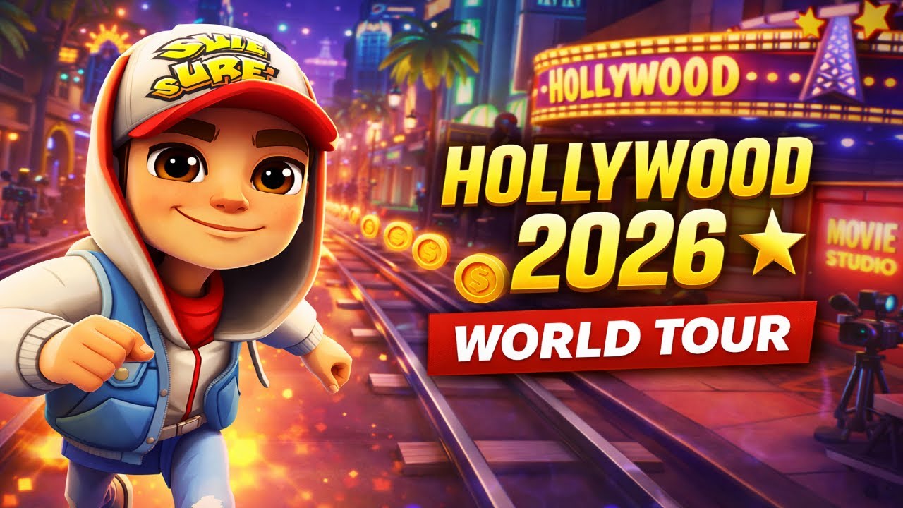 Subway Surfers Hollywood 2026 🌟 | World Tour Cinematic Gameplay