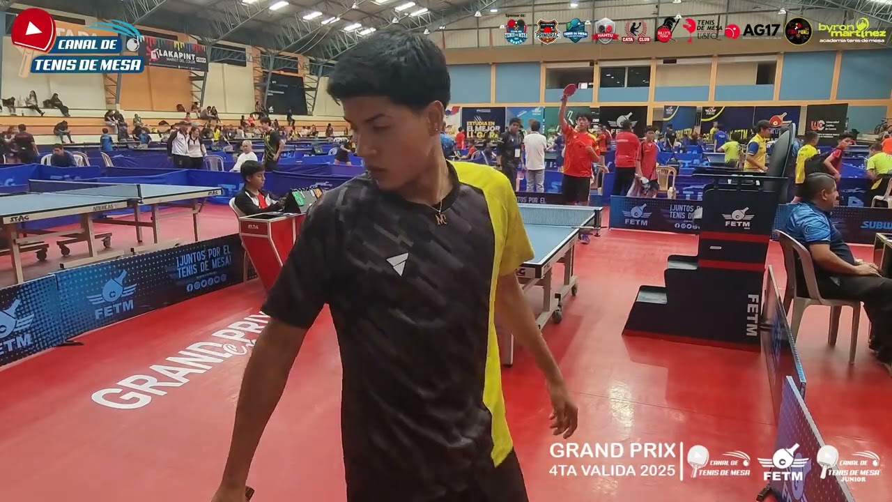 Grand Prix 2025 (4ta Válida) | U19 | 4tos | Gonzalez Juan Martin Vs Moreano Jose