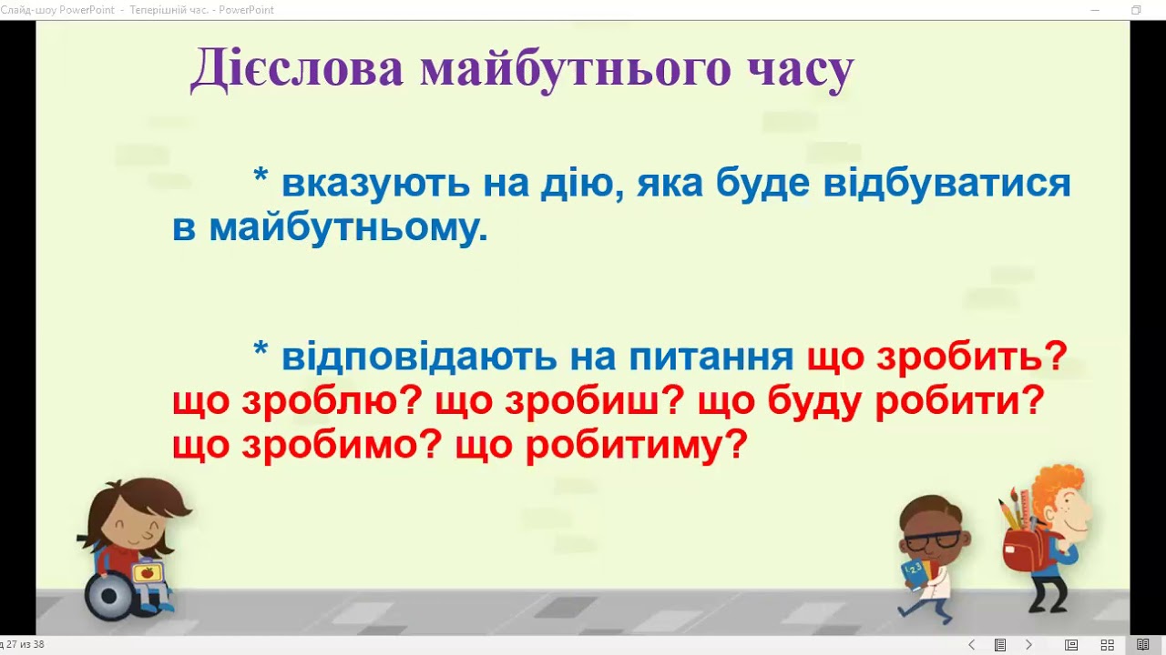 Майбутній час.