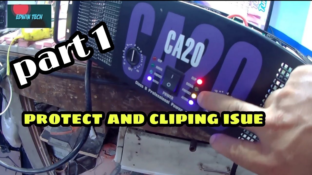 CA20 CLASS H professional power amplifier walang sound ang channel 2