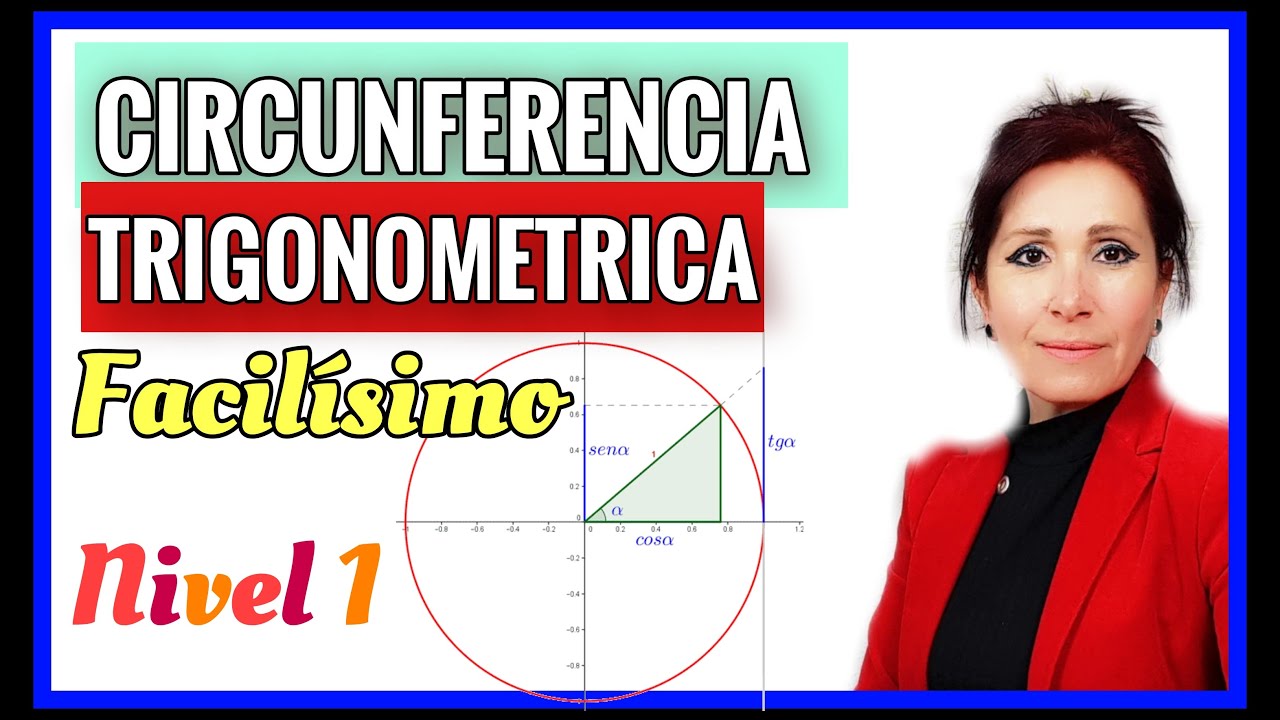 CIRCUNFERENCIA TRIGONOMÉTRICA. EXPLICACION COMPLETA