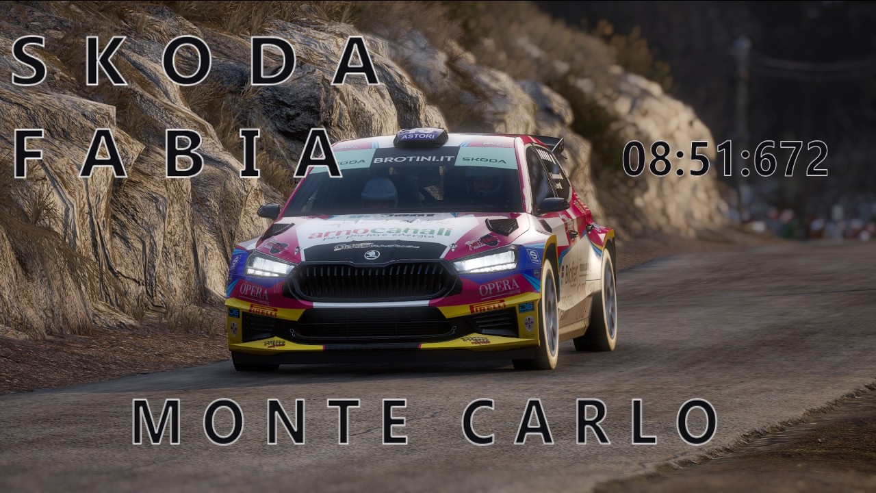 Keyboard Monte Carlo Skoda Fabia Assetto Corsa Rally